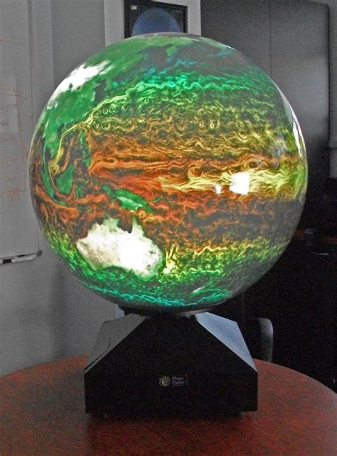 Glittering magic globe